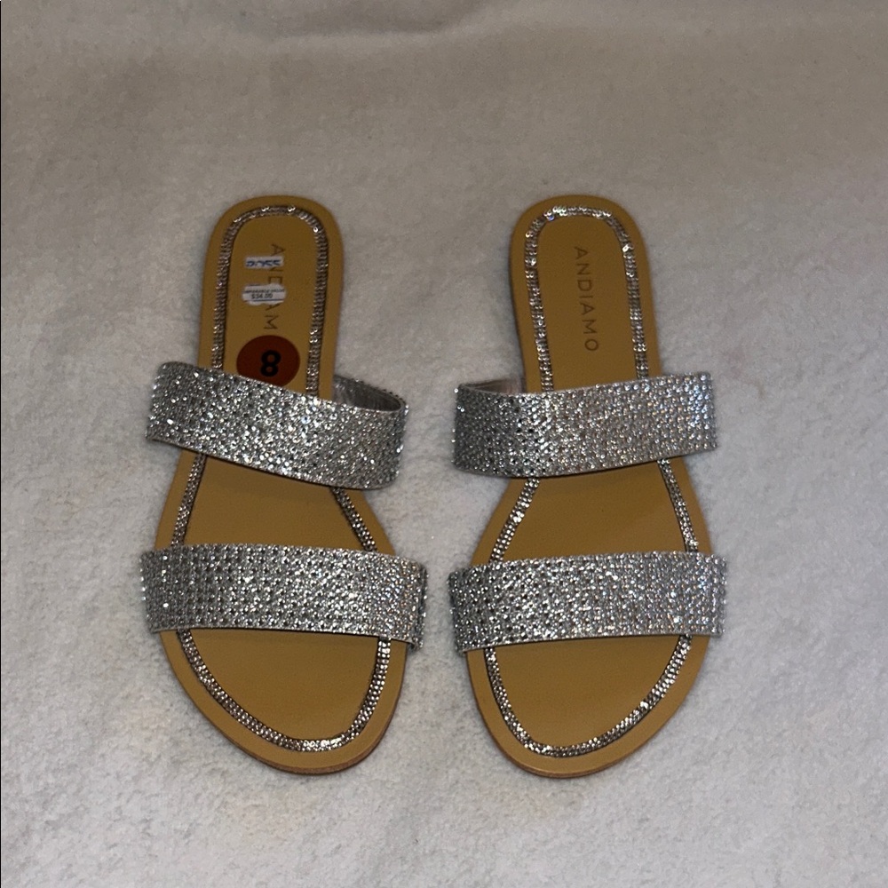Source Unknown Silver Sandals